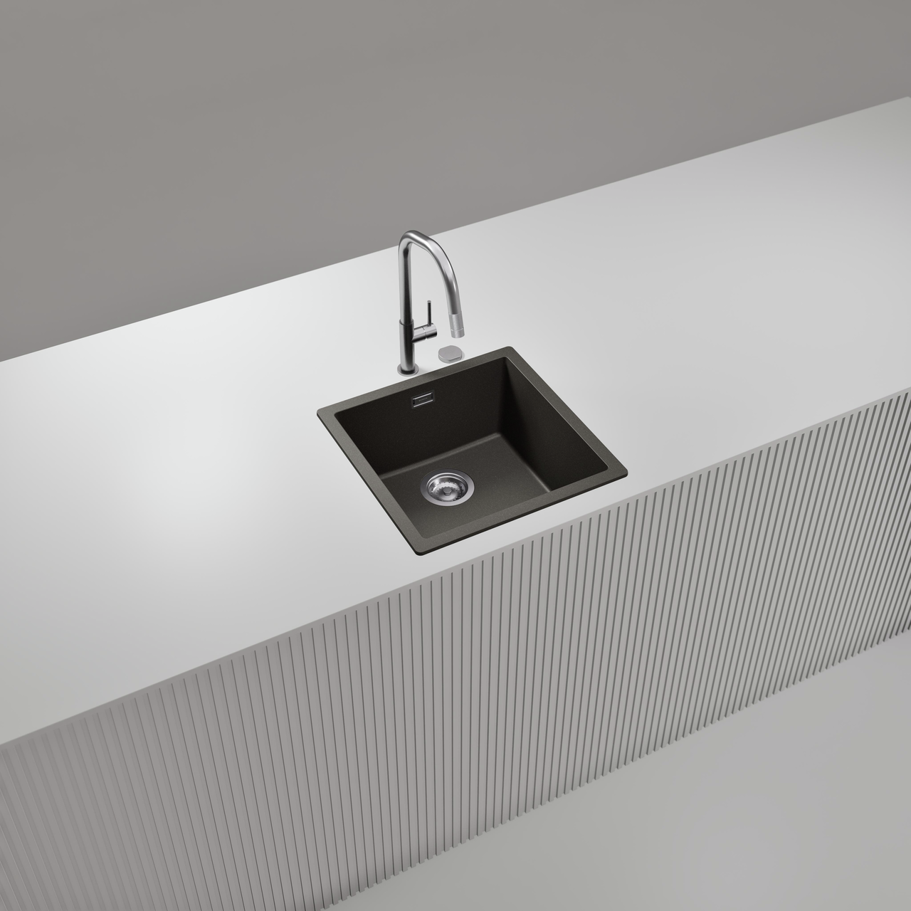 Dřez FORMHAUS D-100LS NERO